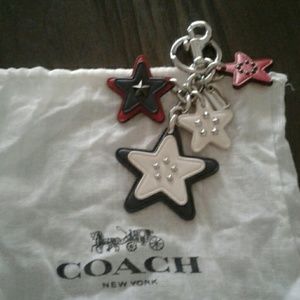 Coach stars key chain